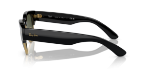 Original Ray-Ban RB0316S Mega Clubmaster Bügel, Farbe 6826J5 · Schwarz auf gold