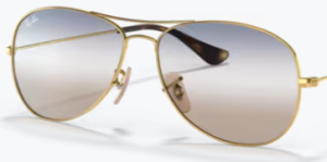 Originalgläser Ray-Ban RB3362 Cockpit, Farbe GD · Transparent Verlauf blau Verlauf braun