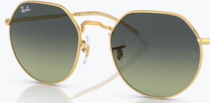 Originalgläser Ray-Ban RB3565 Jack, Farbe BH · Grün blau Verlauf