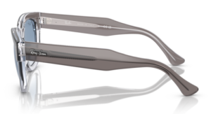 Original Ray-Ban RB0298S Mega Hawkeye Bügel, Farbe 1355 · Grau auf trnsparent
