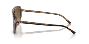 Original Ray-Ban RB2205 Bill One Bügel, Farbe 1292 · Havanna auf transparent braun