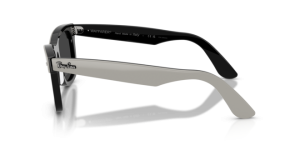 Original Ray-Ban RB2240 Wayfarer Bügel, Farbe 1442 · Grau auf schwarz