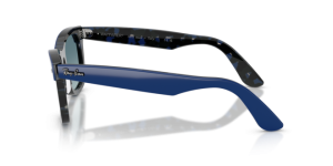 Original Ray-Ban RB2240 Wayfarer Bügel, Farbe 1445 · Blau auf Havanna