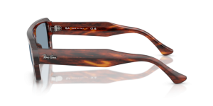 Original Ray-Ban RB4454 Flacko Bügel, Farbe 1398 · Gestreift Havanna
