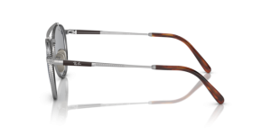 Original Ray-Ban RB8237 Round II Titanium Bügel, Farbe 3139 · Silber