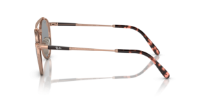 Original Ray-Ban RB8237 Round II Titanium Bügel, Farbe 3140 · Rosa gold