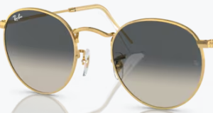 Originalgläser Ray-Ban RB3447 Round Metal, Farbe 71 · Grau Verlauf