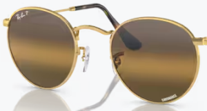 Originalgläser Ray-Ban RB3447 Round Metal, Farbe G5 · Silber/braun chromance polarisiert