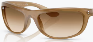Originalgläser Ray-Ban RB4089 Balorama, Farbe 51 · Braun hell Verlauf