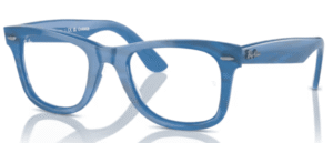 Ray-Ban RX4340V WAYFARER EASE, Farbe 8384 · Phototrop gestreift blau