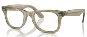 Ray-Ban RX4340V WAYFARER EASE, Farbe 8381 · Phototrop gestreift grau