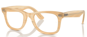 Ray-Ban RX4340V WAYFARER EASE, Farbe 8383 · Phototrop gestreift braun