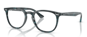 Ray-Ban RX7159, Farbe 8394 · Transparent fantasy blau & grau