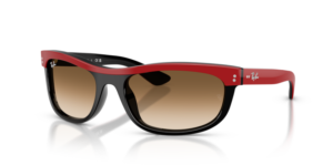 Ray-Ban 2489 BALORAMA, Farbe 955/51 · Rot auf schwarz