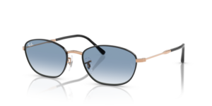 Ray-Ban 3749, Farbe 92723F · Schwarz auf rosa gold