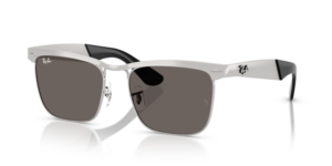 Ray-Ban 3875 WAYFARER DELUXE, Farbe 019/B1 · Sandnblasted silber auf silber