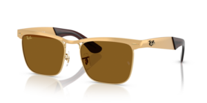 Ray-Ban 3875 WAYFARER DELUXE, Farbe 927631 · Sandnblasted legend gold