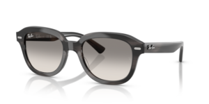 Ray-Ban 4398 ERIK, Farbe 140432 · Gestreift grau
