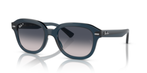 Ray-Ban 4398 ERIK, Farbe 667678 · Opal blau dunkel