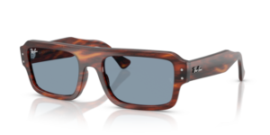 Ray-Ban 4454 FLACKO, Farbe 139856 · Gestreift Havanna