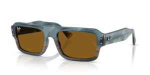 Ray-Ban 4454 FLACKO, Farbe 145333 · Havanna blau