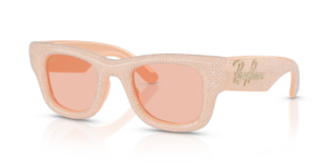 Ray-Ban 4940BP - WAYFARER PUFFER, Farbe 688984 · Solid nude