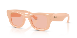 Ray-Ban 4940 - WAYFARER PUFFER, Farbe 687584 · Solid nude
