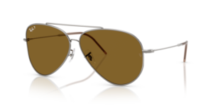 Ray-Ban R0101S AVIATOR REVERSE, Farbe 004/83 · Gunmetal