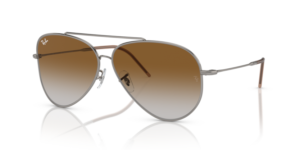 Ray-Ban R0101S AVIATOR REVERSE, Farbe 004/CB · Gunmetal