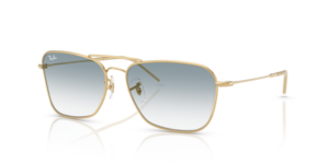 Ray-Ban R0102S CARAVAN REVERSE, Farbe 001/79 · Arista gold