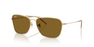 Ray-Ban R0102S CARAVAN REVERSE, Farbe 001/83 · Arista gold