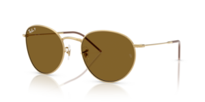 Ray-Ban R0103S ROUND REVERSE, Farbe 001/83 · Arista gold