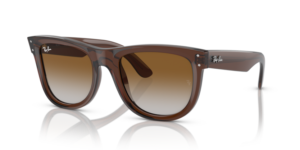 Ray-Ban R0502S WAYFARER REVERSE, Farbe 6709CB · Transparent braun