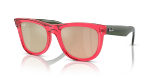 Ray-Ban R0502S WAYFARER REVERSE, Farbe 67132O · Transparent rot
