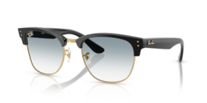 Ray-Ban R0504S CLUBMASTER REVERSE, Farbe 667779 · Schwarz auf gold