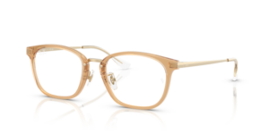 Ray-Ban RX7247D, Farbe 8473 · Transparent braun auf pale gold