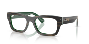 Ray-Ban RX7683V JOSEPH, Farbe 8392 · Gestreift grün auf grün