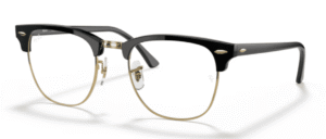 Ray-Ban 3016 CLUBMASTER, Farbe 901/BF · Schwarz glänzend