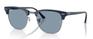 Ray-Ban 3016 CLUBMASTER, Farbe 687956 · Blau & gunmetal