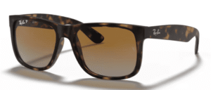 Ray-Ban 4165 JUSTIN, Farbe 710/t5 Havanna hell