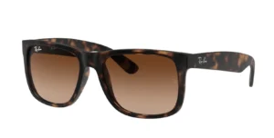 Ray-Ban 4165 JUSTIN, Farbe 710/13 · Rubber Havanna hell