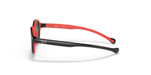 Original Ray-Ban RJ9075S Bügel, Farbe 7100 · Schwarz auf rot