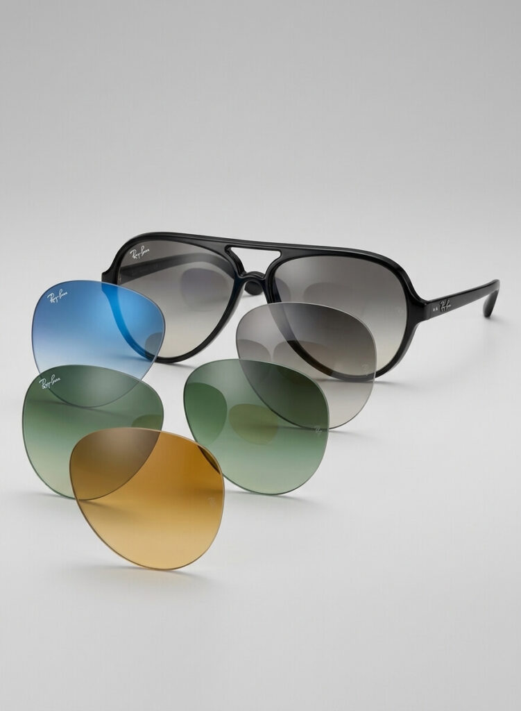 Originalgläser Ray-Ban RB4125 Cats