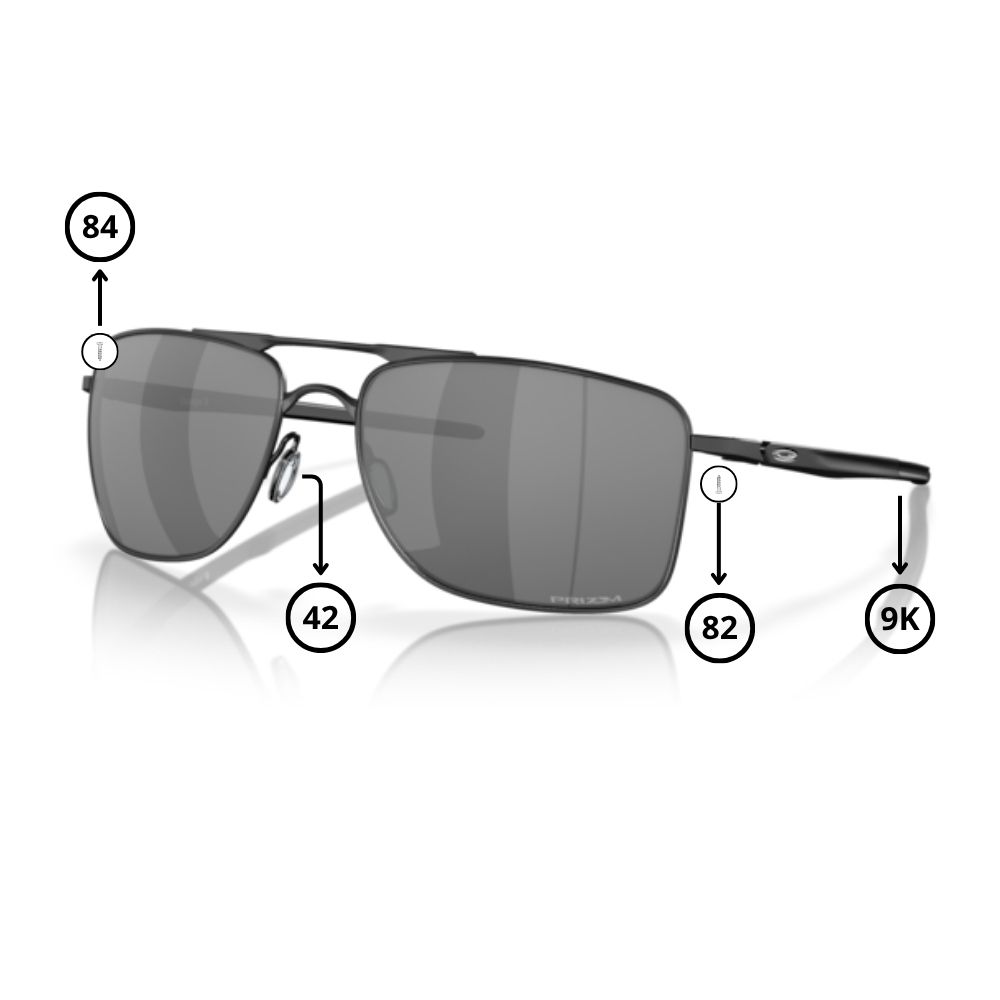 Original Oakley 4124 GAUGE 8 Ersatzteile