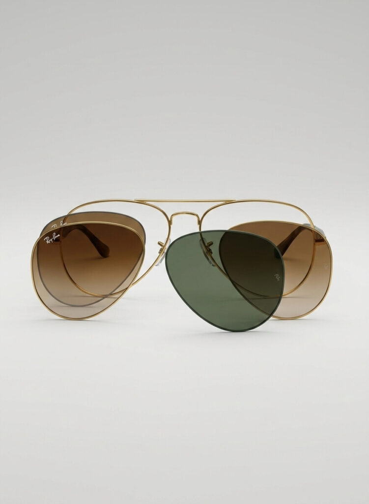 Originale Ray-Ban RB3675 Aviator Ersatzgläser