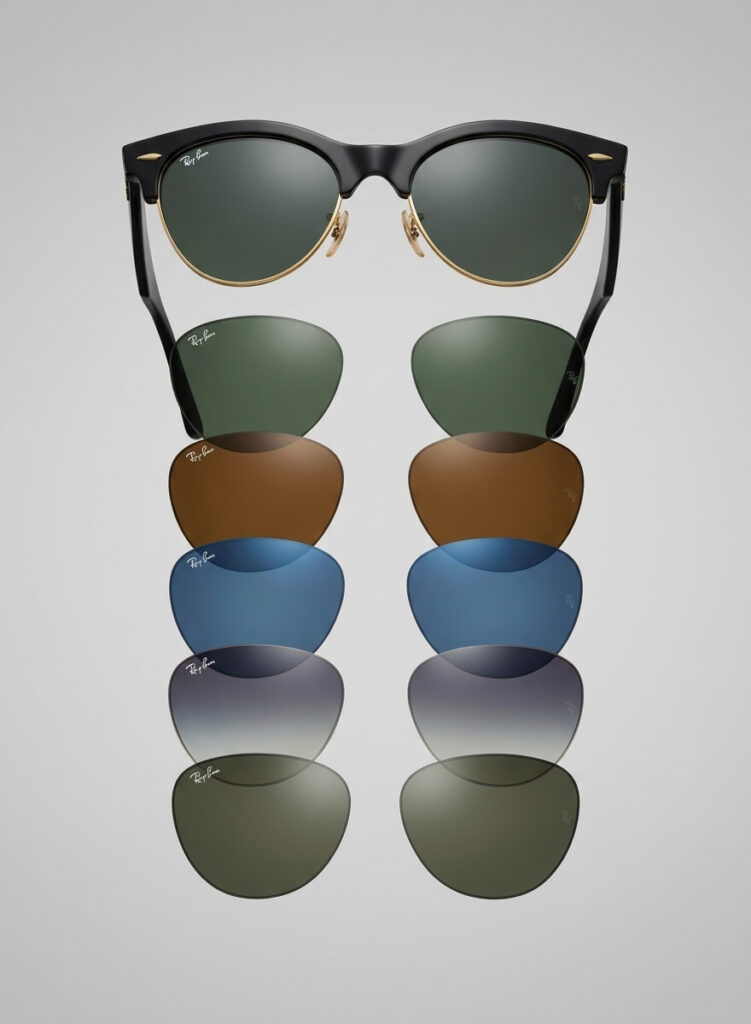 Originale Ray-Ban RB2341 Clubmaster Way Ersatzgläser | Offiziell