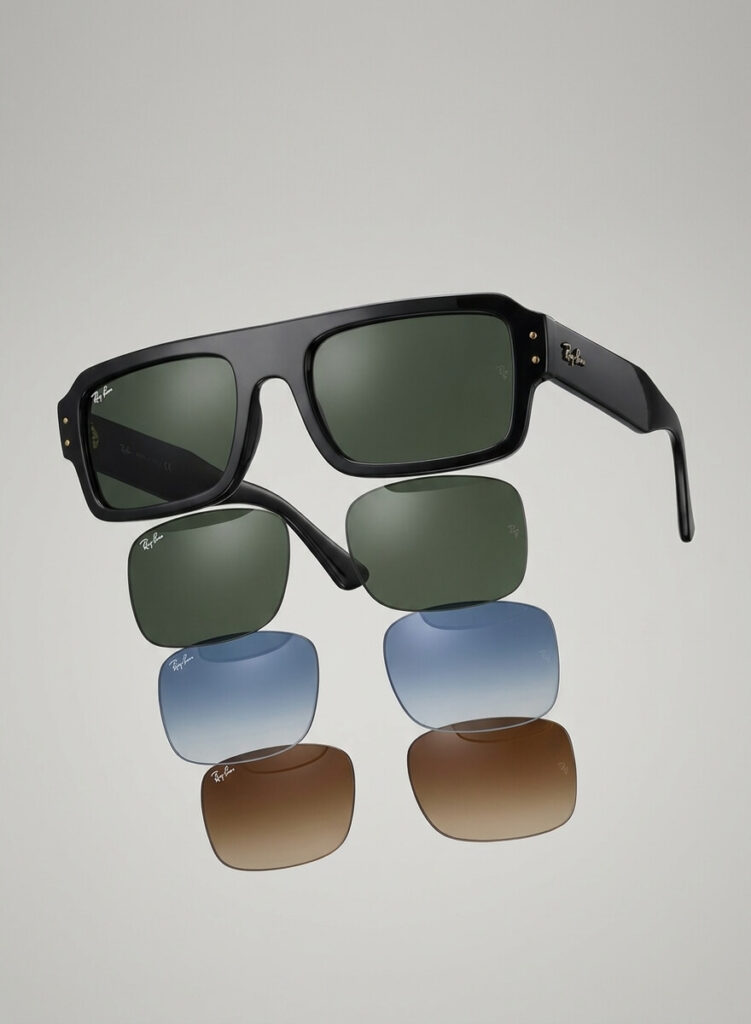 Originale Ray-Ban RB4454 Flacko Ersatzgläser | Offizielles Ersatzteil