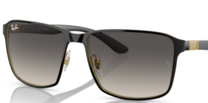 Originalgläser Ray-Ban RB3721, Farbe 11 · Grau Verlauf · Kunststoff