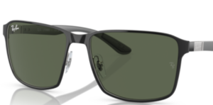 Originalgläser Ray-Ban RB3721, Farbe 71 · Grün dunkel · Kunststoff