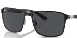 Originalgläser Ray-Ban RB3721, Farbe 87 · Grau dunkel · Kunststoff